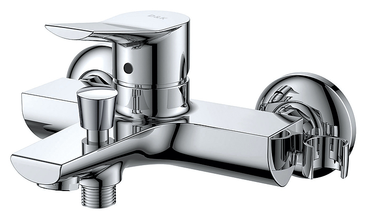 Смеситель для ванны с душем D&K Rhein Mosel DA1263201 хром