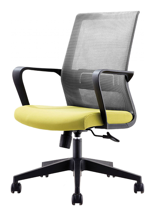 Кресло NORDEN Inter LB black+yellow
