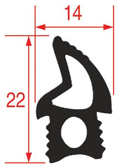 Уплотнение двери Tecnoeka 01000070 для пароконвектоматов