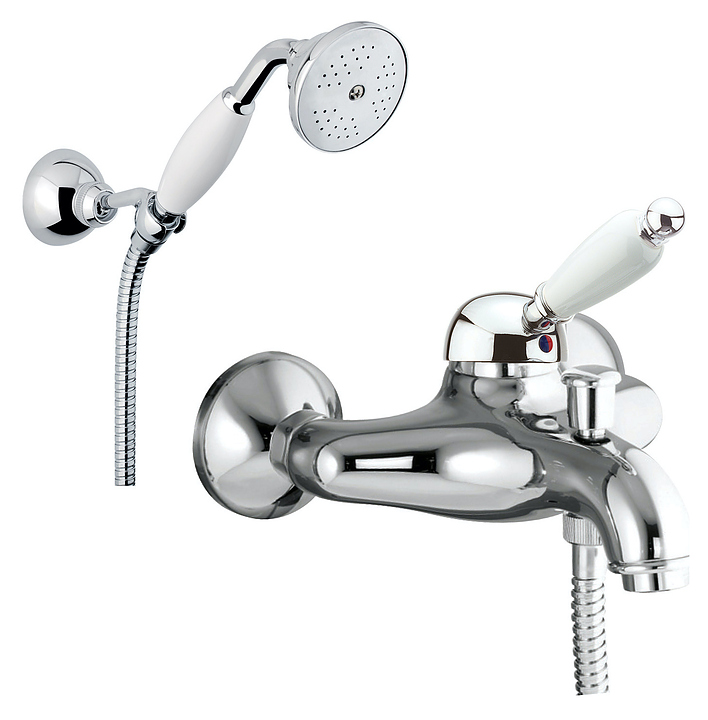 Смеситель для ванны и душа настенный Fiore Imperial 83CR5104 хром