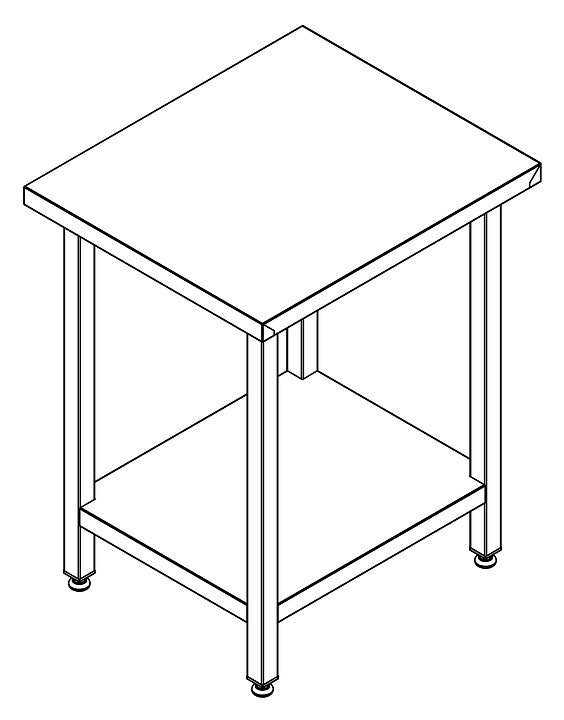 Подставка КОБОР СП-98/82 (980х820х910) под печь для пиццы Pizza Group Entry Max 4/8