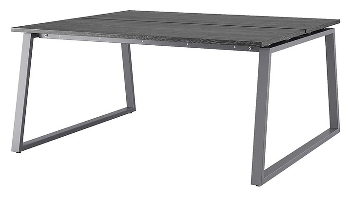 Стол офисный КОБОР TR/2-100/160 graphite/glazed