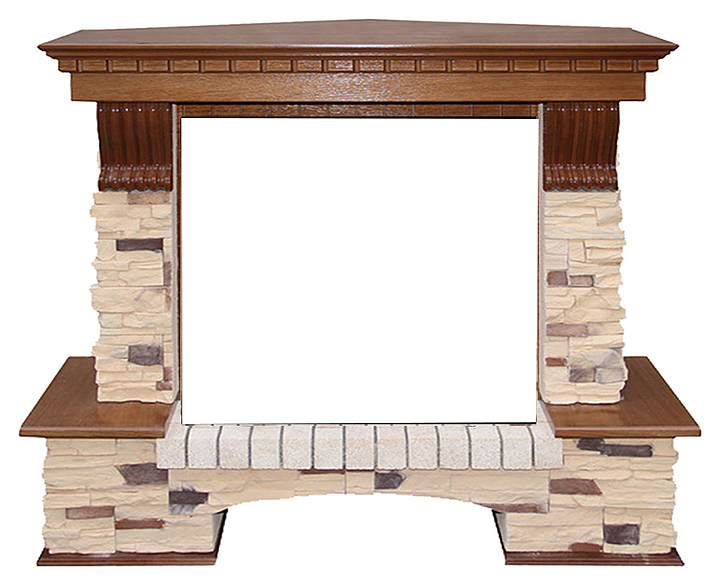 Портал Dimplex Pierre Luxe угловой сланец под камин Symphony 26''