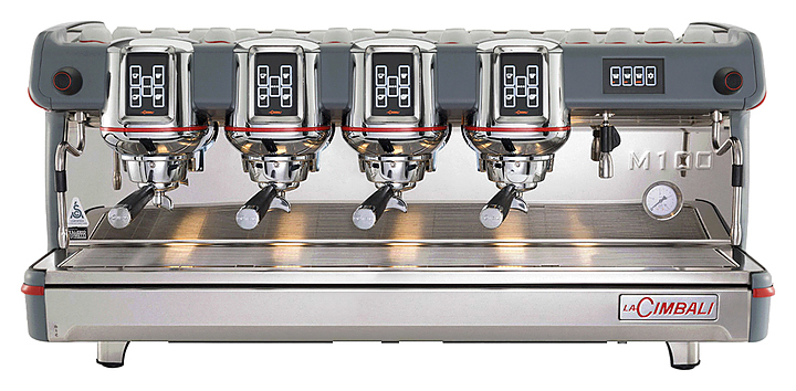 Кофемашина La Cimbali M100 ATTIVA HDA DT/4 (сенсорный дисплей) низкие группы