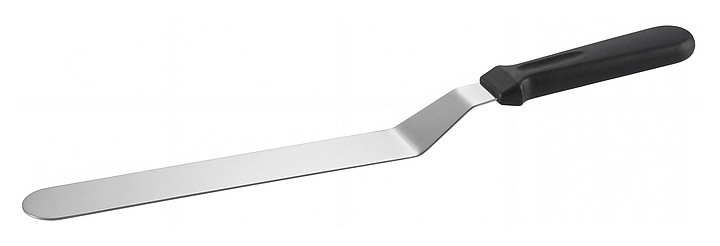 Лопатка кондитерская Китай RGS-Z9712 10” 36,9х3 см изогнутая, нержавеющая сталь