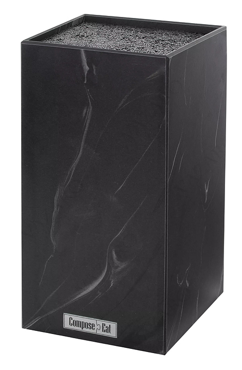 Подставка для кухонных ножей ComposeEat Elegance PDN113146OA4 11х11х24 см, мрамор графитовый дым