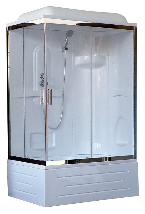 Душевая кабина Royal Bath RB8100BP1-T-CH-R правая 100х80 см
