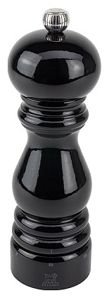 Мельница для перца Peugeot Paris u'Select 23683, 120 мм, бук / металлический измельчитель, черная глянцевая