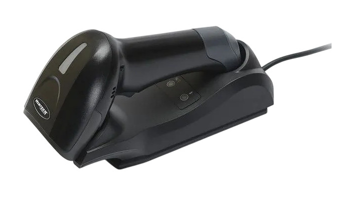 Беспроводной двумерный сканер штрих кода Mertech CL-2310 BLE Dongle P2D USB black с Cradle, черный
