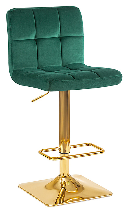 Стул барный DOBRIN 5016-LM-N GOLDIE (зеленый, золото) 2 шт.