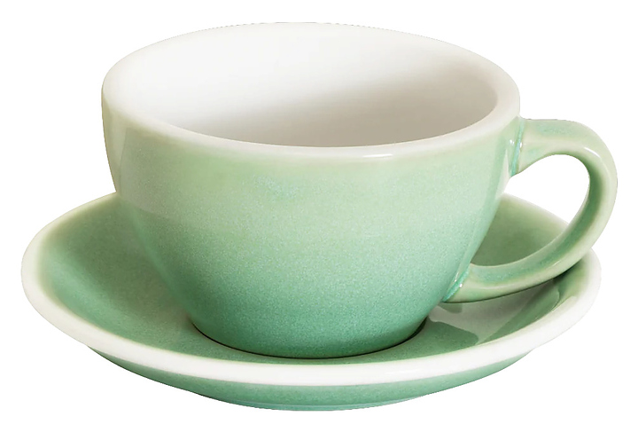 Кофейная пара Loveramics Egg Latte&Cappuccino Cup C088-117BBI/C088-145BBI 250 мл, салатовый (basil)