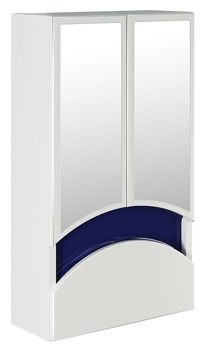 Шкаф зеркальный Mixline Радуга-46 46х80 см синий