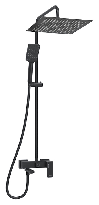 Душевая система со смесителем Wasserkraft A277.162.130.BM черный soft-touch