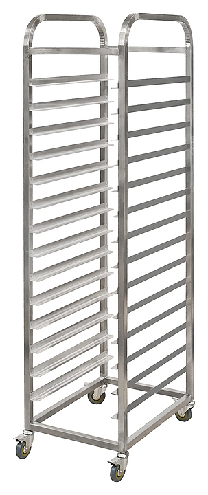 Тележка-шпилька для противней Luxstahl ТШГ-15 (600x400) нерж.