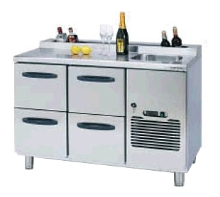 Стол холодильный Hackman (4321072) BA-1200-BO2S-BO2S-MPL
