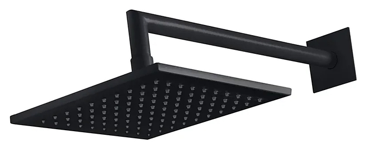 Душ верхний CEZARES PORTA-TDDQ-30-NOP 30х30 см, черный матовый