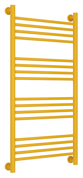 Полотенцесушитель водяной Сунержа Богема+ 100x50 см с прямой перемычкой, рапсово-желтый