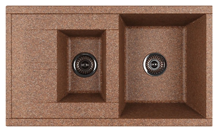 Кухонная мойка AQUATON Делия 1A716232DE270 87 терракот