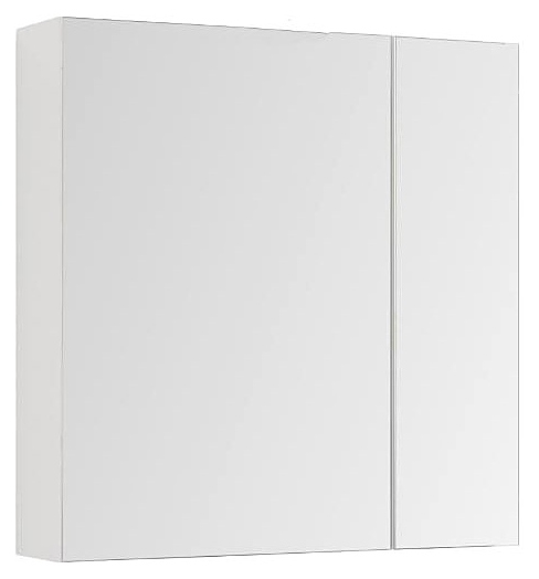 Шкаф зеркальный Aquanet Йорк 85 белый