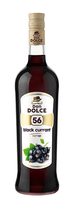 Сироп Don Dolce 75953 Черная смородина 1 л (бутылка стекло)