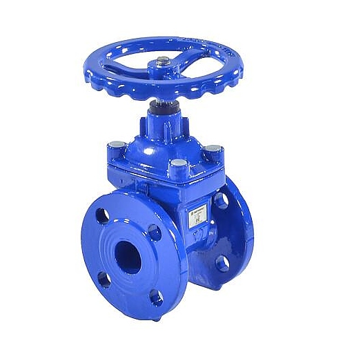 Задвижка чугун Benarmo 30ч39р аналог МЗВ обрезиненный клин с гайкой и направляющими клина Ду 200 Ру10/16 фл