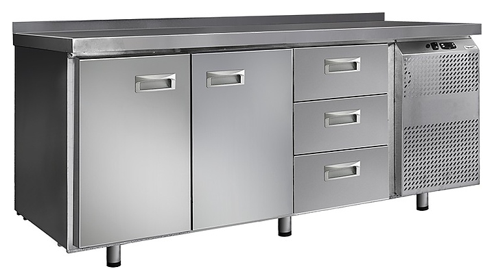 Стол холодильный Finist СХС-600-2/3  (боковой холодильный агрегат)