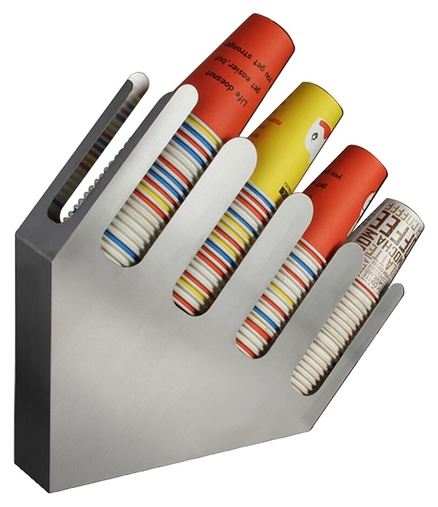 Диспенсер для кофейных аксессуаров P.L. Barbossa S0565 30х10х40 см (нерж. сталь)