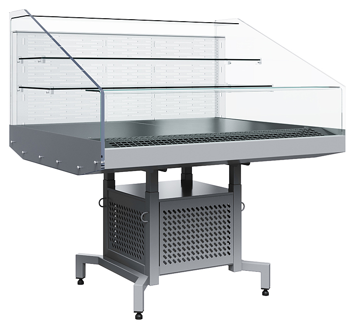 Витрина холодильная для промоакций Carboma PF11-13 VM 1,25-2 (9006, модуль левый)