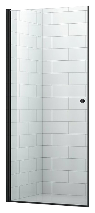 Дверь душевая CEZARES ECO-O-B-1-60-C-NERO 60х190 см, в нишу, распашная