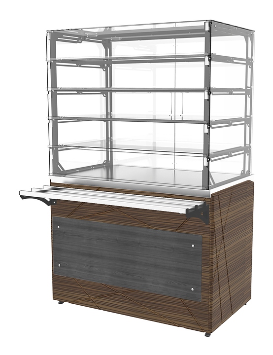 Витрина тепловая ЧЗТО Провiантъ LVH Steel 1105