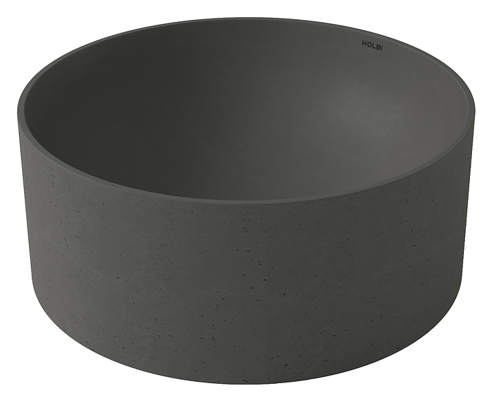 Раковина Holbi Vega 40 Nano Concrete 40,4х40,4 см, бетон