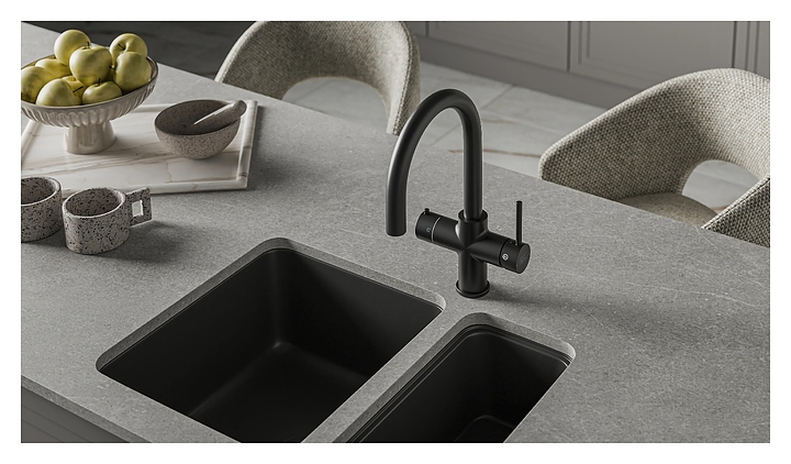 Система мгновенного кипячения воды 5 в 1 ArtisanTech Aquahot Montblanc BM (черный матовый)