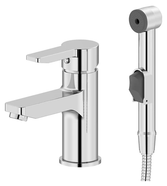 Смеситель для раковины IDDIS Sena SENSB00i08 с гигиеническим душем