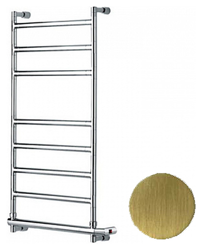 Полотенцесушитель электрический Margaroli Sereno 584-8 BOX (int. 325 mm) Old BRASS бронза