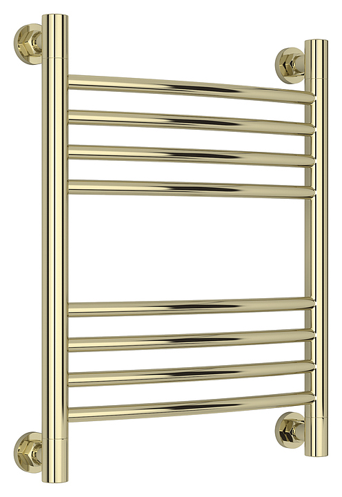 Полотенцесушитель водяной Сунержа Богема+ 50x40 см с выгнутой перемычкой, шампань