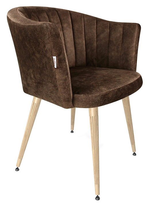 Стул Sheffilton SHT-ST42-1/S95-WH-1 кофейный ликер / прозрачный лак / черный муар