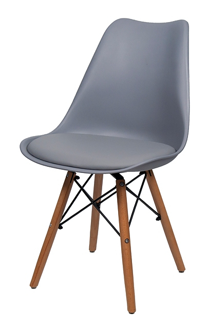 Стул BentWood Eames S/EMS серый