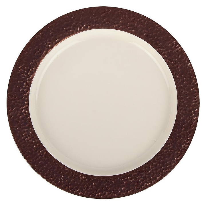 Тарелка плоская Porland Legacy Copper 18LG20 200 мм с бортом