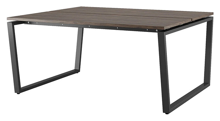 Стол офисный КОБОР OTR/2-100/120 black/charlston