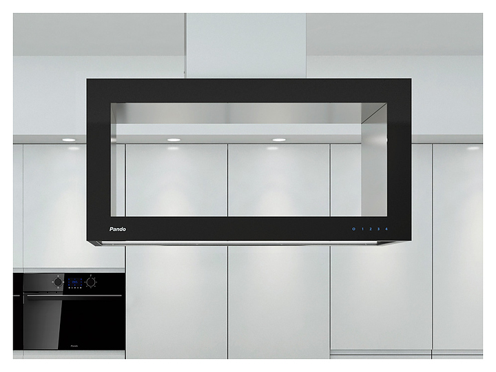 Вытяжка кухонная Pando I-960/100 IX-CR.NE.BR V.1250 ECO SEC