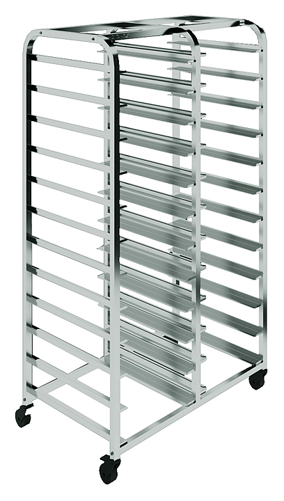 Тележка-шпилька для подносов Restoinox ТШРПУР-12х2/325-360