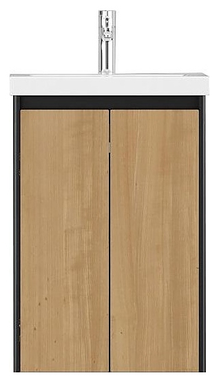 Тумба Velvex KLAUFS 50.2D tpKLA.50.2D-617.217 черная+дерево