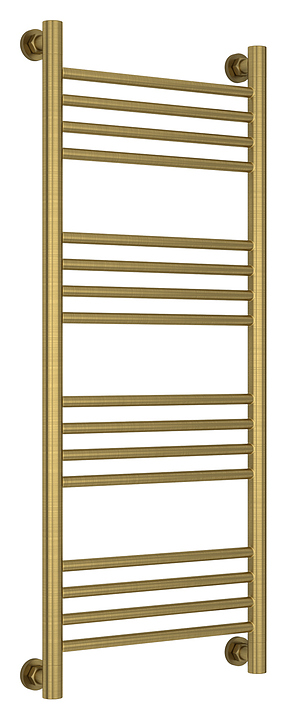 Полотенцесушитель водяной Сунержа Богема+ 100x40 см с прямой перемычкой, состаренная латунь