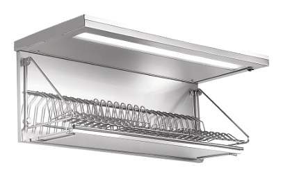 Полка и сушка Falmec Lumen Mensola IX + Lumen Scolapiatti IX