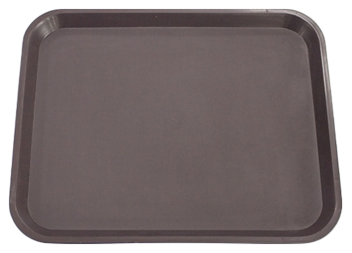 Поднос прямоугольный ROAL пластиковый (435х345х20 мм) коричневый