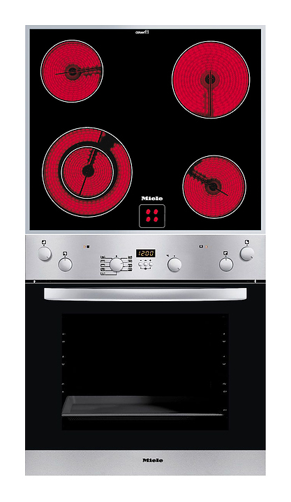 Встраиваемый зависимый комплект Miele H 4112 E сталь