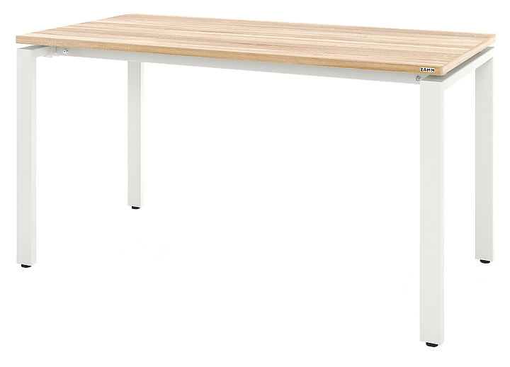 Стол офисный прямой ZAMM Формат 60х30 ТР 1400х700, дуб бардолино/белый матовый
