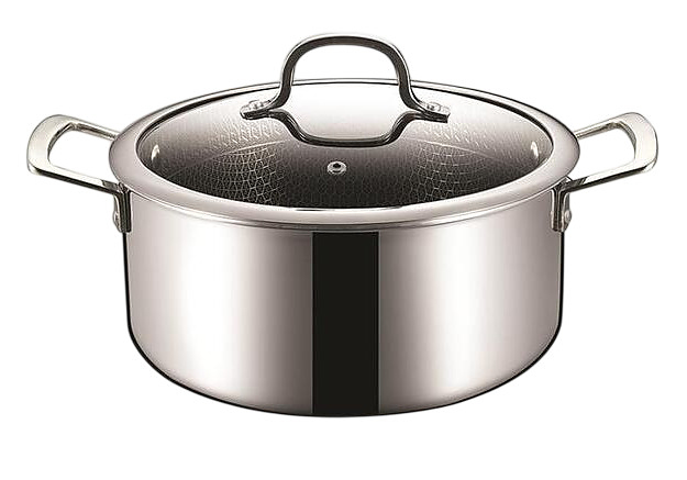 Кастрюля P.L. Proff Cuisine New Kitchen Grid 81280232 2.6 л 20х9 см нержавеющая сталь, индукция