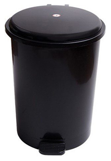 Контейнер для мусора TELKAR 40019 25 л черный
