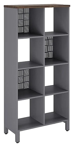 Стеллажная система КОБОР SQ-4X2 graphite/charlston